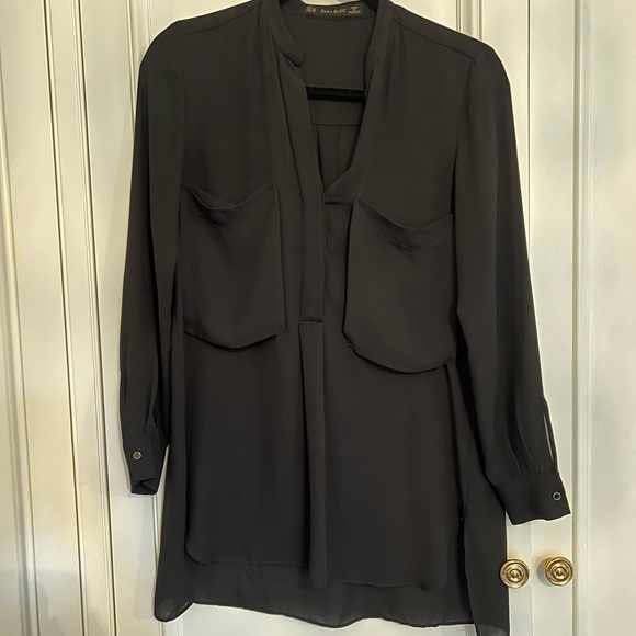 Zara Tops - Zara Black Oversized Blouse